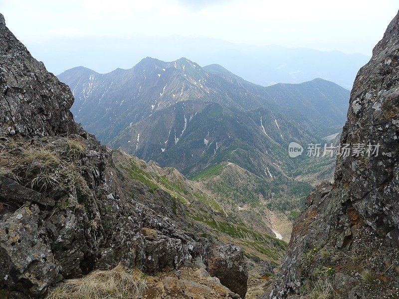 Mount Akadake (赤岳) of Yatsugatake in Japan (百名山)